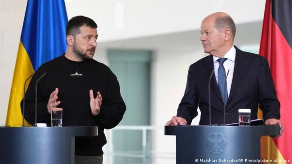 Volodimir Zelenski agradece apoyo militar de Alemania