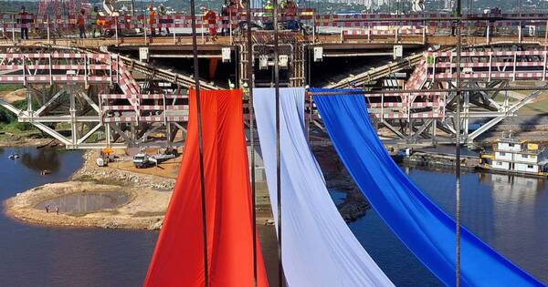 La Nación / Puente Héroes del Chaco, con 93 % de avance, rinde homenaje a la patria