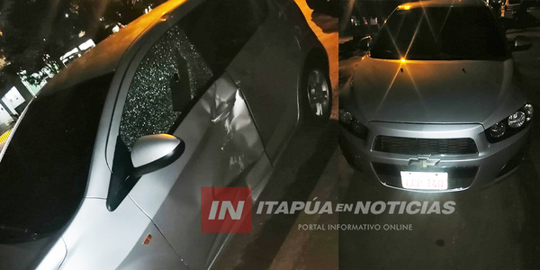 MOTOCICLETA Y AUTOMÓVIL PROTAGONIZARON COLISIÓN EN CAPITÁN MEZA - Itapúa Noticias