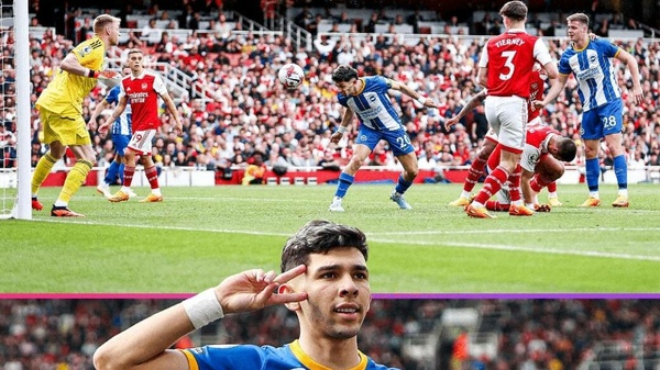 ¡El Brighton y hasta la Premier se rinden en elogios ante la "Joya" Julio Enciso!