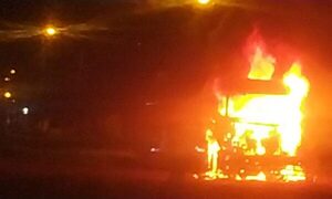 Camión cisterna se incendia en Minga Guazú