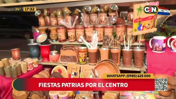 Fiestas patrias por el centro capitalino - C9N