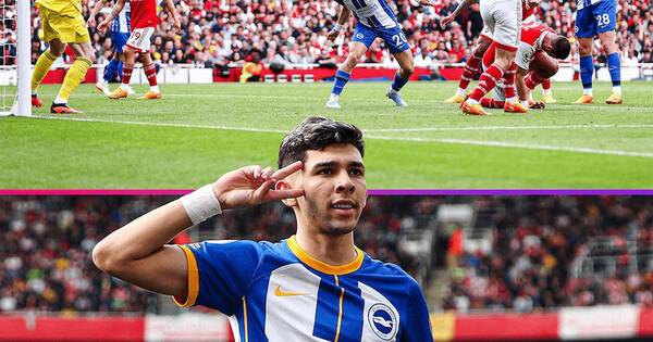 La Nación / Paliza del Brighton con gol de Enciso
