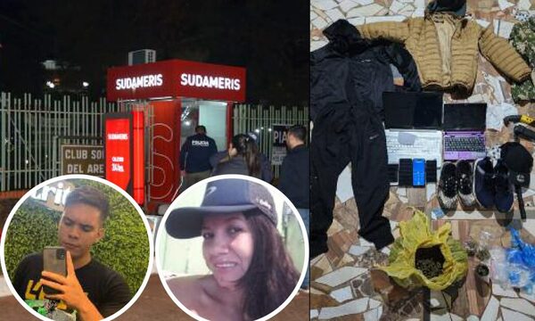 Identifican a los cinco delincuentes que robaron cajero del Banco Sudameris – Diario TNPRESS