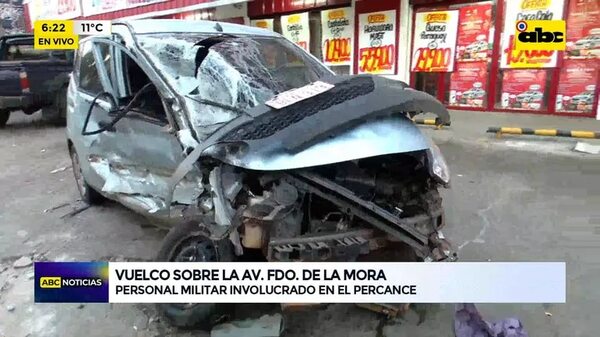 Video: Vuelco sobre Avda. Fernando de la Mora - ABC Noticias - ABC Color
