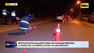 Video: Motociclista falleció tras un choque frontal - ABC Noticias - ABC Color