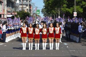 Brillo y Color dieron miles de estudiantes en el desfile por la Patria