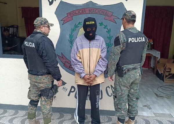 Capturan a presunto homicida que estuvo prófugo casi 2 años en Puerto Casado