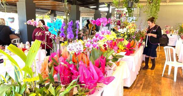 La Nación / Homenajearon a las madres con dos días de ferias de orquídeas en el Steibi de CDE