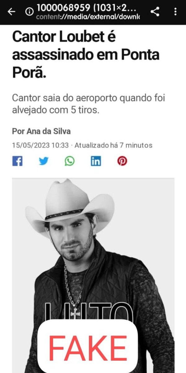 Desmienten asesinato de cantante en Ponta Porã - Radio Imperio