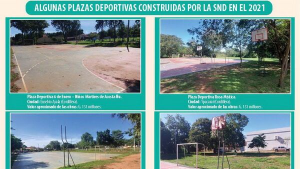Medalla de oro para autoridades en abandono de las plazas deportivas