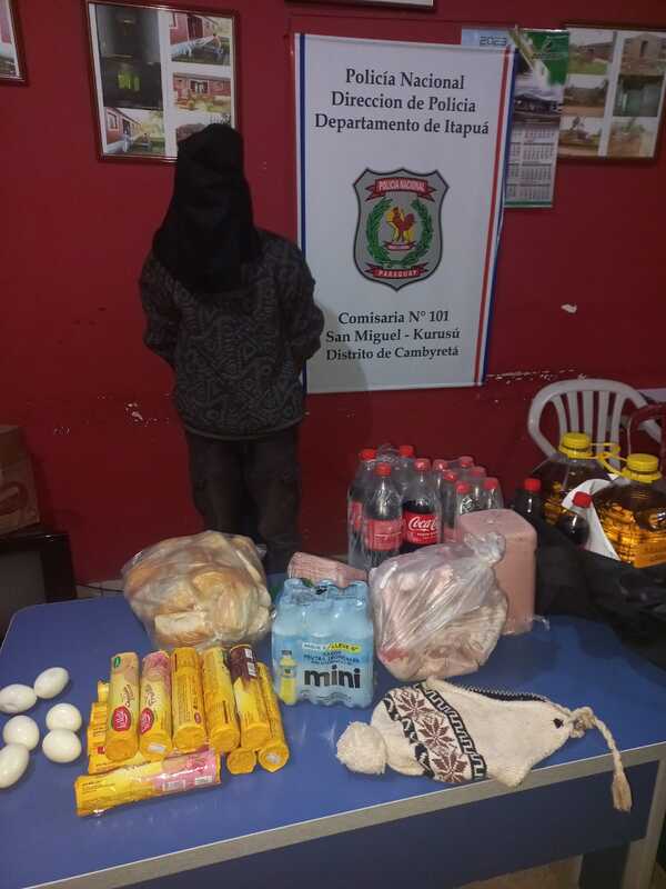 Delincuente sorprendido robando en una escuela de Cambyretá