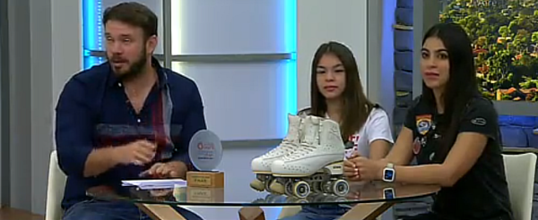 Nos visita una campeona de Patinaje Artístico y de la vida - SNT