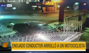 Enojado conductor arrolló y mató a un motociclista en Ñemby | Telefuturo