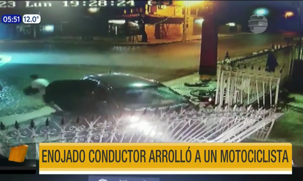 Enojado conductor arrolló y mató a un motociclista en Ñemby | Telefuturo