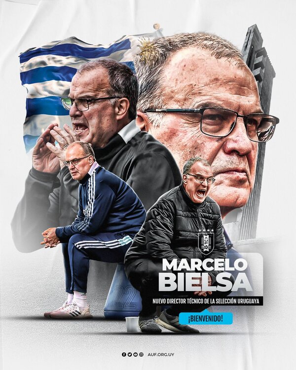 Marcelo Bielsa, a cargo de la selección de Uruguay | 1000 Noticias