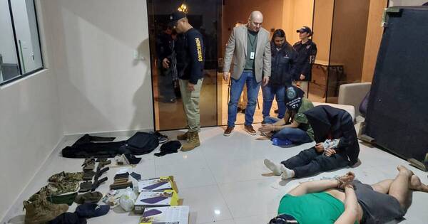 La Nación / Sicarios detenidos tenían como objetivos a narcos, según la Policía