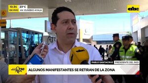 Video: Algunos manifestantes se retiran de la zona - ABC Noticias - ABC Color