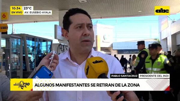 Video: Algunos manifestantes se retiran de la zona - ABC Noticias - ABC Color