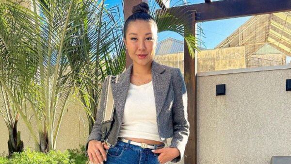 Bruna Wan atropelló a motociclistas y dejó heridos