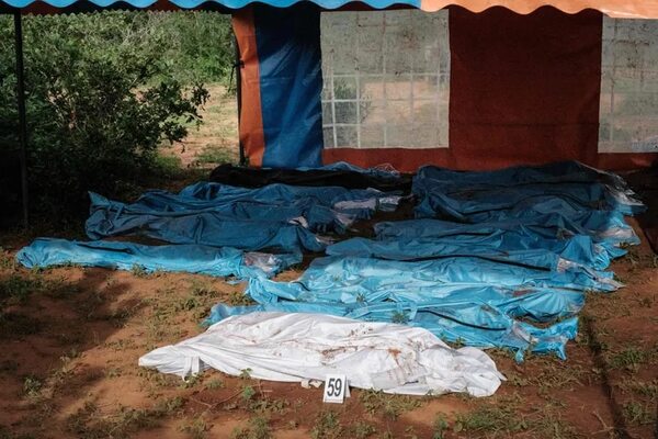 Suben a 211 los miembros de una secta muertos en Kenia por ayuno para reunirse con Jesús - Mundo - ABC Color