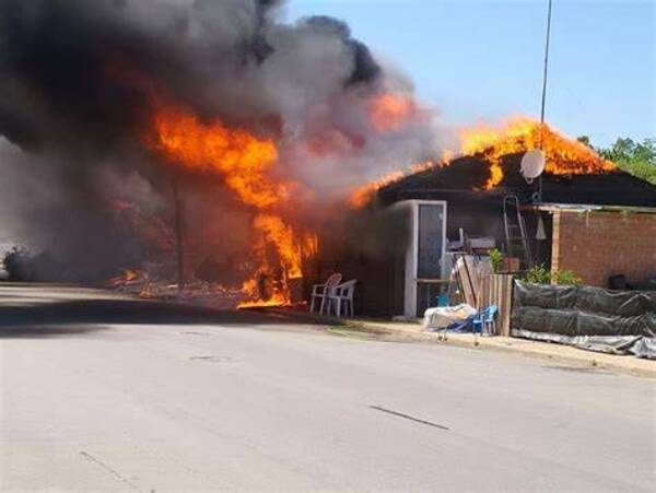Supuesto adicto quemó la casa de sus parientes