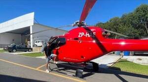 [VIDEO] ¡Pelotero de Olimpia se volvió piloto de helicópteros!