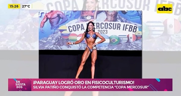 Viceministra de Justicia obtiene dos medallas de oro en competencia de fisicoculturismo