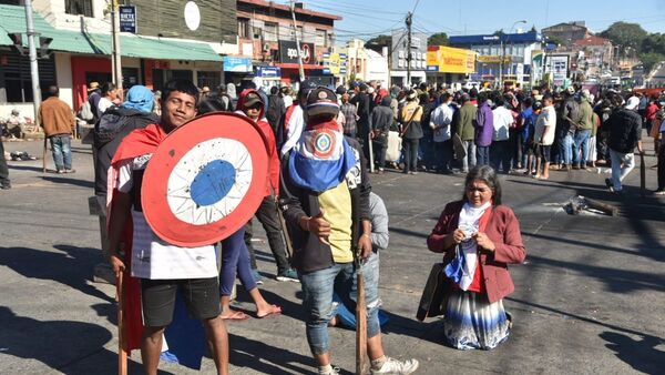 Manifestantes indígenas: Apuntan a orfandad del Estado