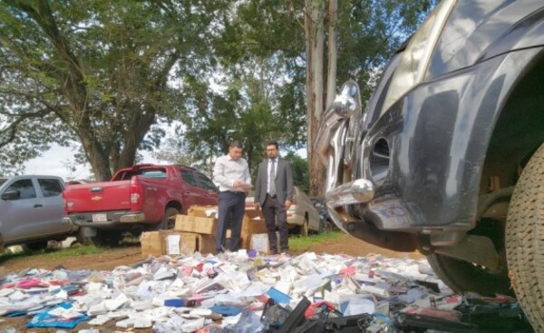 Destruyen millonario cargamento de productos falsificados