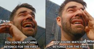 La Nación / ¡Hasta las lágrimas! Artista paraguayo se emocionó al ver a Beyoncé