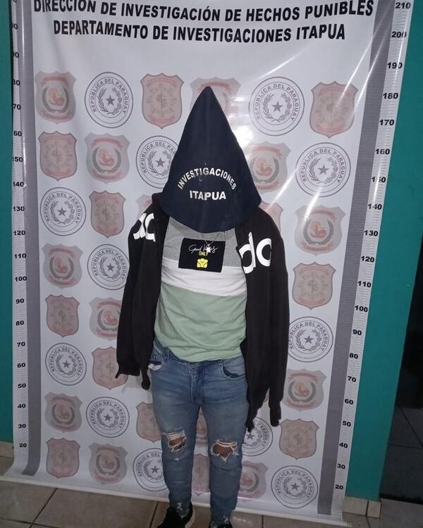 PRESUNTO DELINCUENTE CON VARIOS ANTECEDENTES FUE CAPTURADO EN EL BARRIO ITÁ PASO
