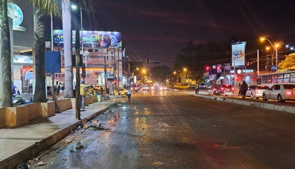 Despejaron avenida Eusebio Ayala tras casi 20 días de manifestaciones