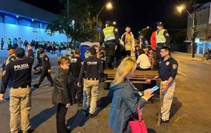 Usaron la fuerza para despejar Eusebio Ayala tras casi 20 días – Prensa 5