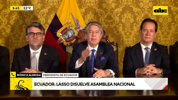Video: Lasso disuelve Asamblea Nacional - ABC Noticias - ABC Color