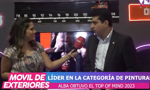 Alba obtuvo el Top Of Mind 2023