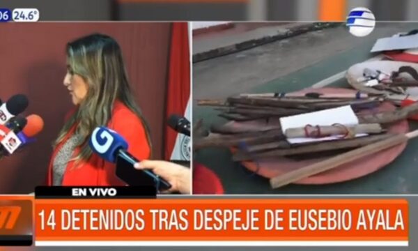 Detenidos tras despeje de Eusebio Ayala llegan a la Fiscalía | Telefuturo