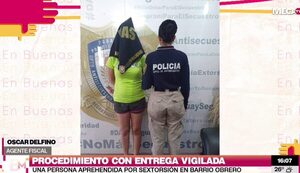 En entrega vigilada, detienen a una mujer acusada de sextorsión - Megacadena — Últimas Noticias de Paraguay