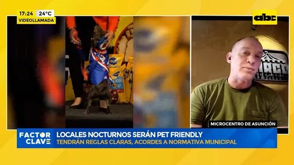 Video: Locales nocturnos serán pet friendly en Asunción - Factor Clave - ABC Color