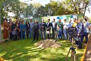 SE REALIZÓ PALADA INICIAL DE MONUMENTO A LA INMIGRACIÓN SIRIO - LIBANESA EN ENCARNACIÓN - Itapúa Noticias