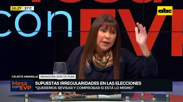 Celeste Amarilla: “No todas las mesas entregaron su sobre 4, me dijo César Rossell” - Mesa de Periodistas - ABC Color