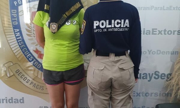 Muchachona fue detenida por presunto caso de “sextorsión”