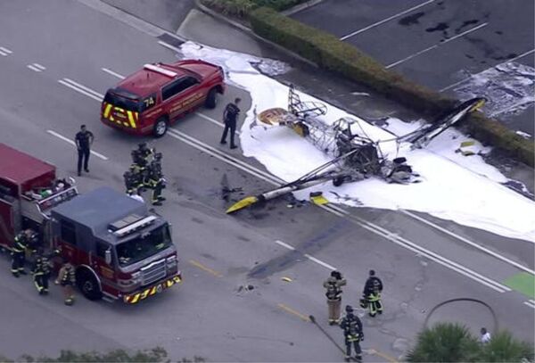 Una avioneta se estrelló en Hollywood causando la muerte del piloto - Megacadena — Últimas Noticias de Paraguay