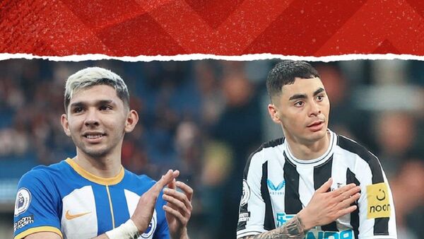 Julio Enciso vs. Miguel Almirón en la Premier League