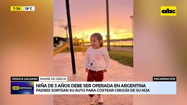 Video: Niña de 3 años debe de ser operada en Argentina - ABC Noticias - ABC Color