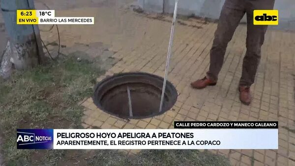 Video: Hoyo es un peligro para los conductores - ABC Noticias - ABC Color