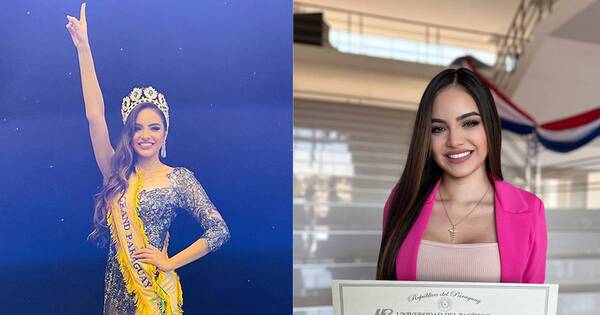 La Nación / La miss Grand Paraguay, Sharon Capó celebra su título de médica cirujana