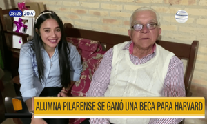 Alumna pilarense se ganó una beca para Harvard | Telefuturo