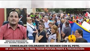 CONCEJALES COLORADOS SE REÚNEN CON PDTE. DE LA SECCIONAL POR TEMA TERCERIZACIÓN - Itapúa Noticias