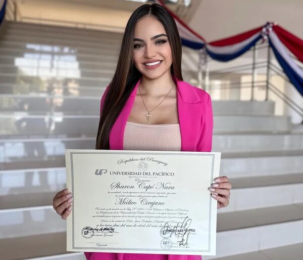 La Miss Grand Paraguay 2024, Sharon Capó, ya tiene su título de médica - Gente - ABC Color